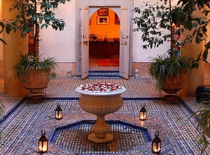 Table d'hôte à Marrakech
